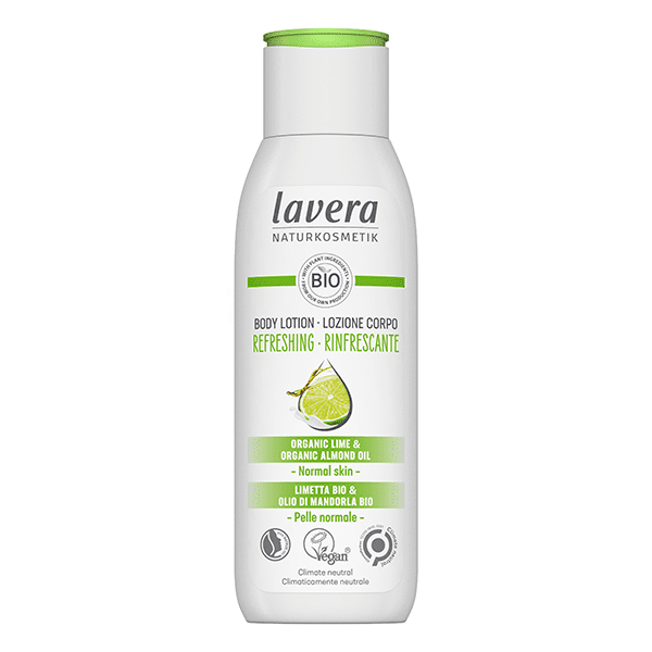 body lotion lavera lime & almond oil